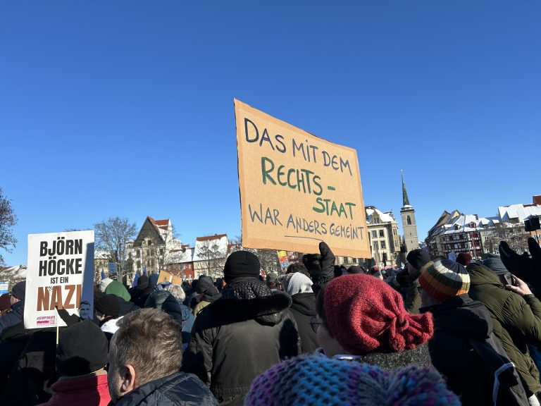 Demonstration in Erfurt gegen die Politik der Rechten: Nie wieder ist jetzt!