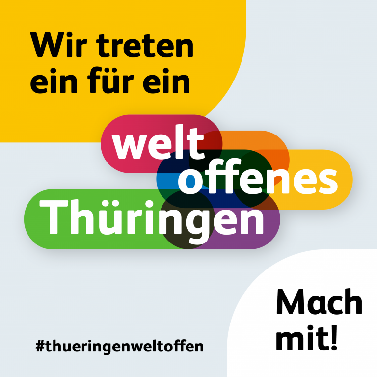„Weltoffenes Thüringen“: Wir sind dabei!